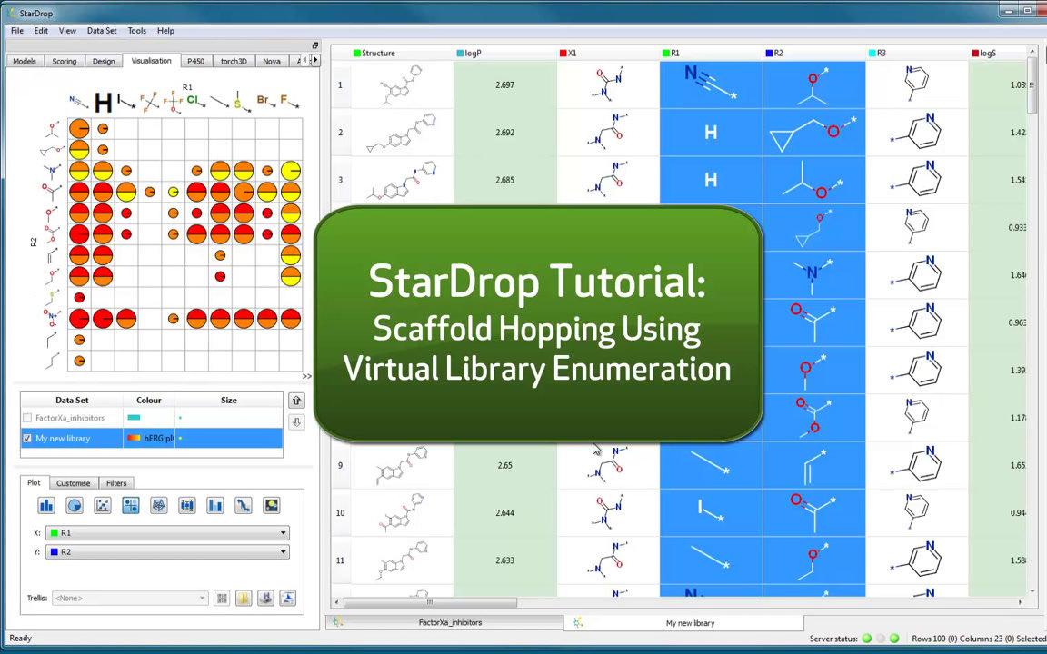 Tutorial: Scaffold Hopping with Library Enumeration