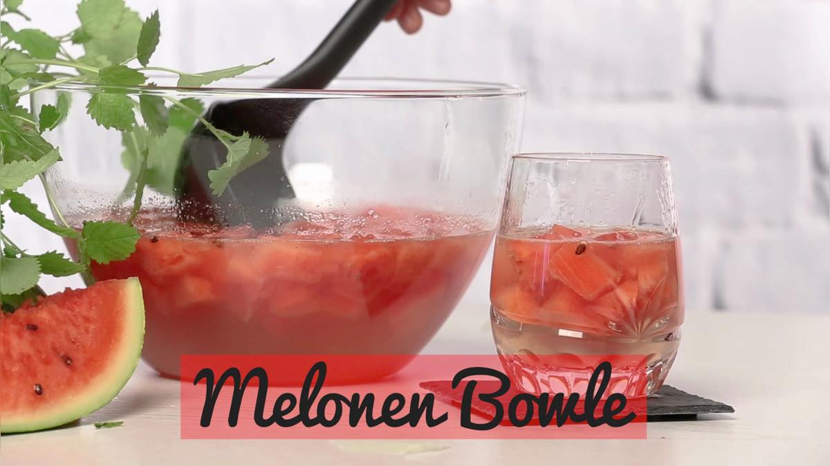 Cocktail: Melonen Bowle