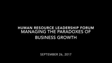 Managing the Paradoxes of Business Growth