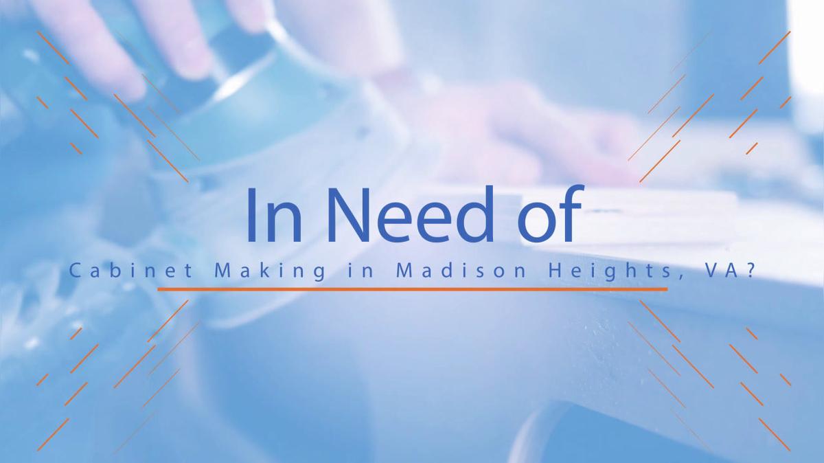 Cabinet Making in Madison Heights VA, Bernie's Furniture & Cabinetry
