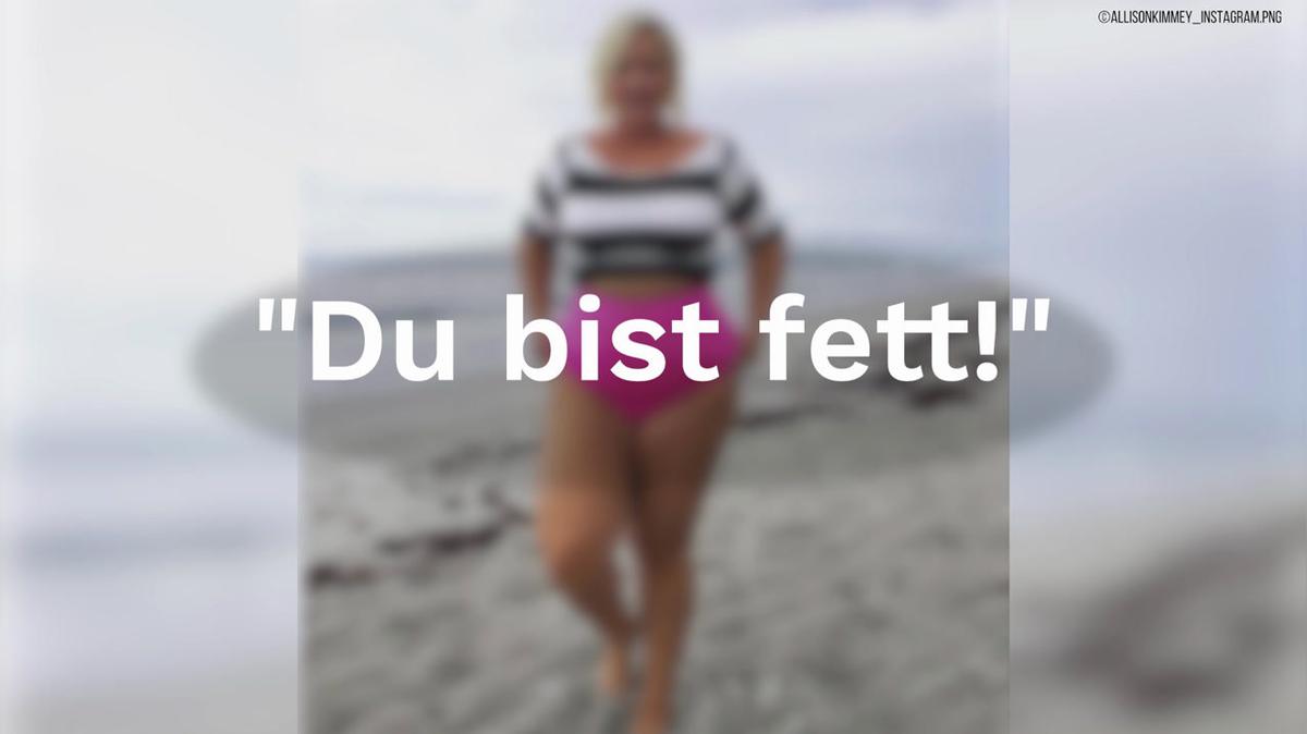 Mutter lehrt ihre Tochter, sich selbst zu lieben