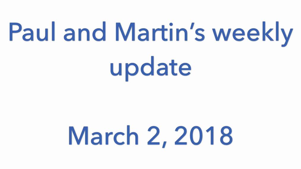 STP weekly update - 2/3/2018