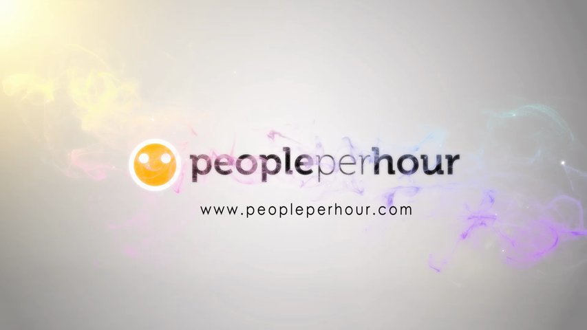 Reveal your logo and tagline with classy formations of abstract particles opener