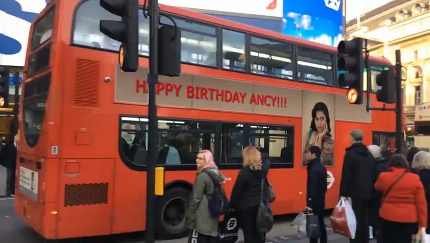advertise your logo on a Bus in London Piccadilly Circus video