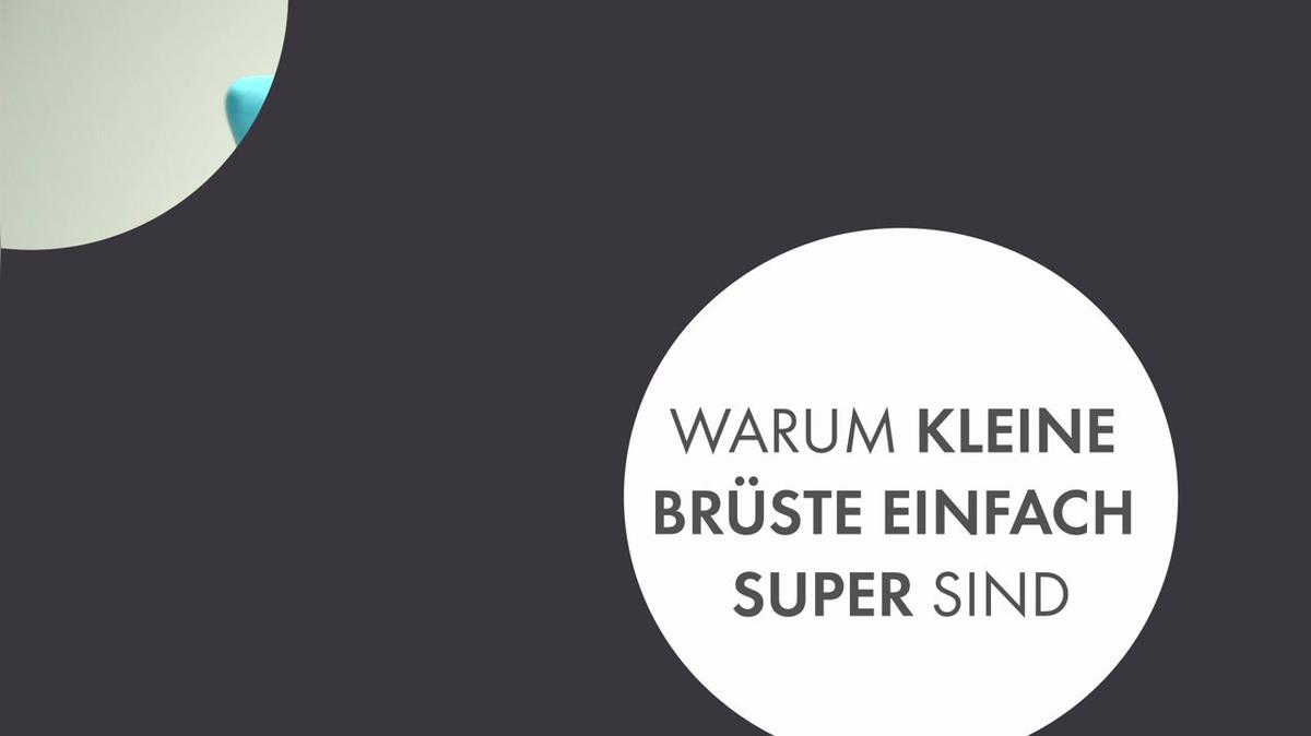 Warum kleine Brüste einfach super sind