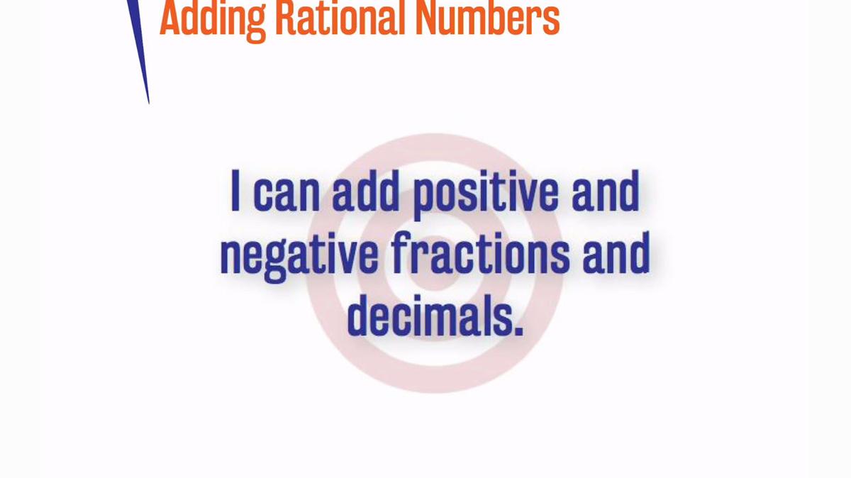 Adding Rational Numbers