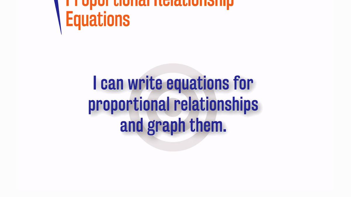 Proportional Relationships Equations