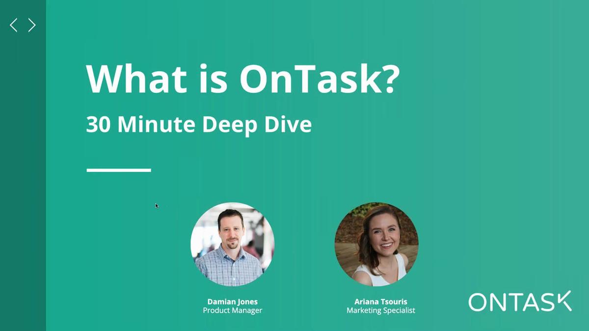 OnDemand Webinar | OnTask Live Demo Aug. 2019