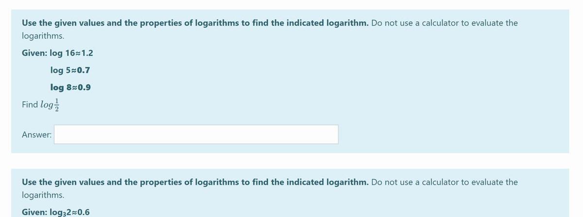 Homework Help Using Properties of Logarithms 10.mp4
