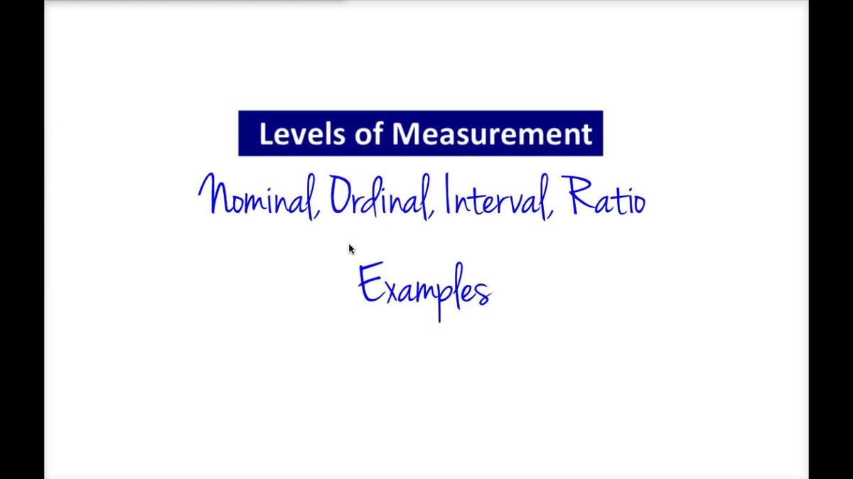 Intro Stats - Levels of Measurement Examples.mp4