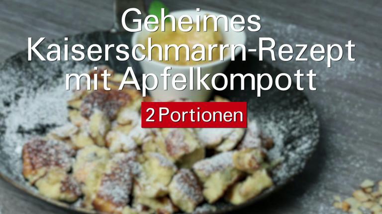 Geheimes Kaiserschmarrnrezept mit Apfelkompott