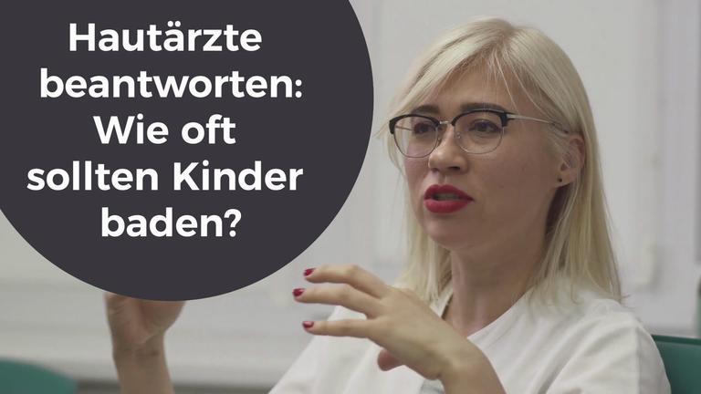 Hautärzte beantworten: Wie oft sollten Kinder baden