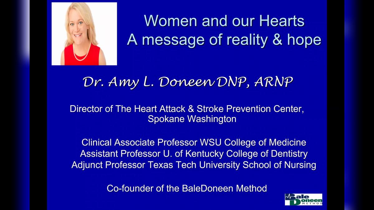 Women and Our Hearts - A Message of Reality &amp; Hope