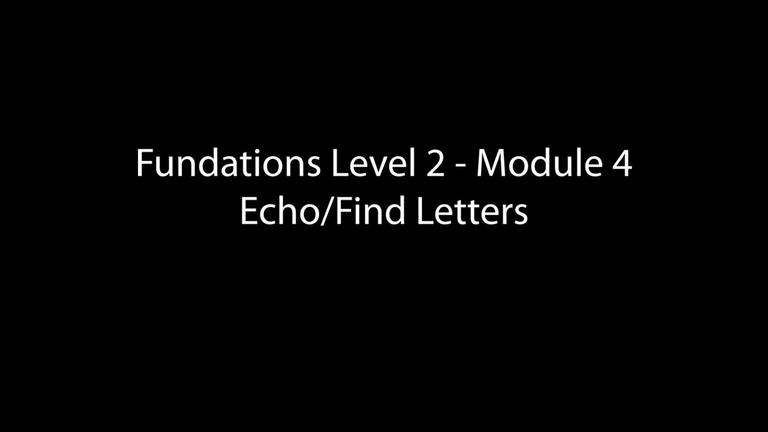 Echo Find Letters (6:03)