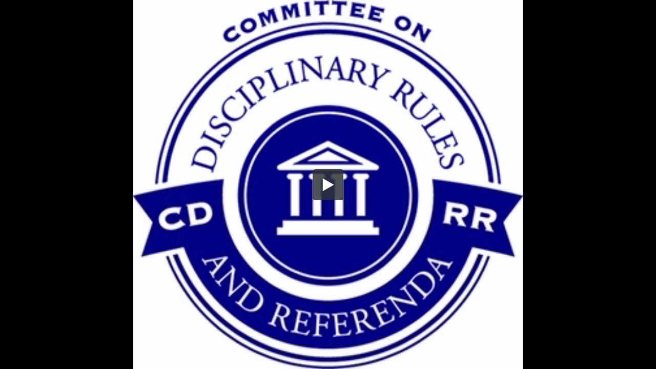 CDRR Public Quarterly Meeting January 9, 2019 State Bar of Texas