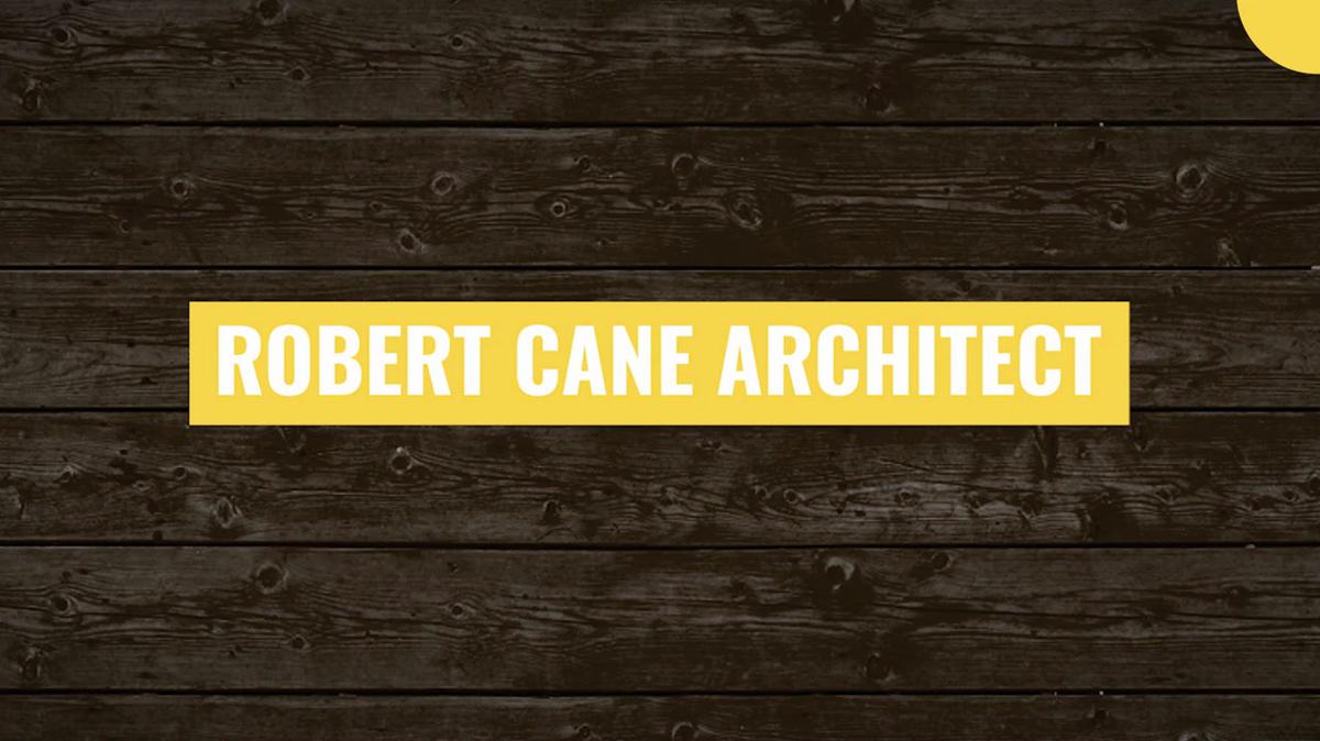 Architect in New York NY, Robert Cane Architect