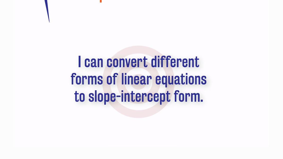 Linear Equations in Other Forms