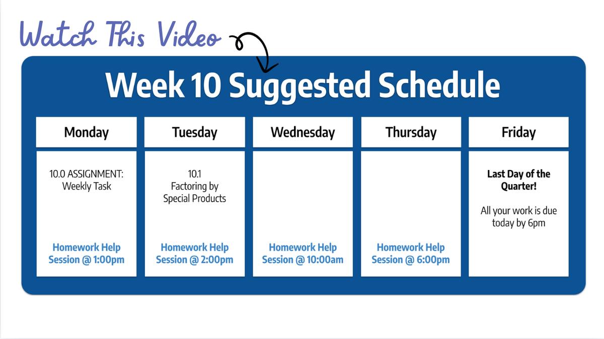 SM2 Q1 W10 - Weekly Video