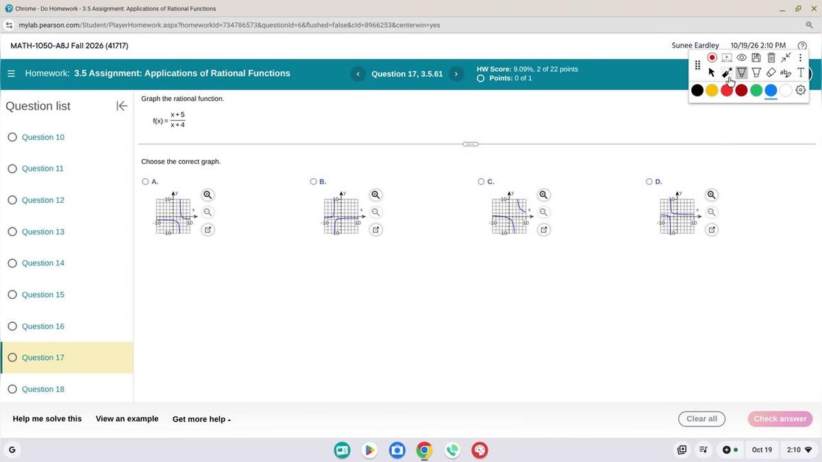 Math 1050 3.5 #17