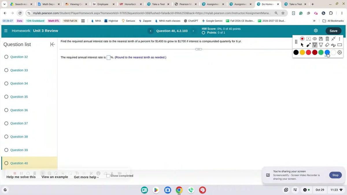 Math 1050 Unit 3 Review #40