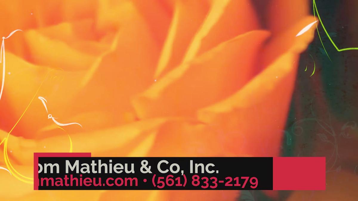 Florist in West Palm Beach FL, Tom Mathieu & Co, Inc.