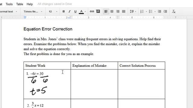 Equation Errors Example.mp4