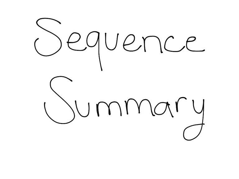Sequences Summary