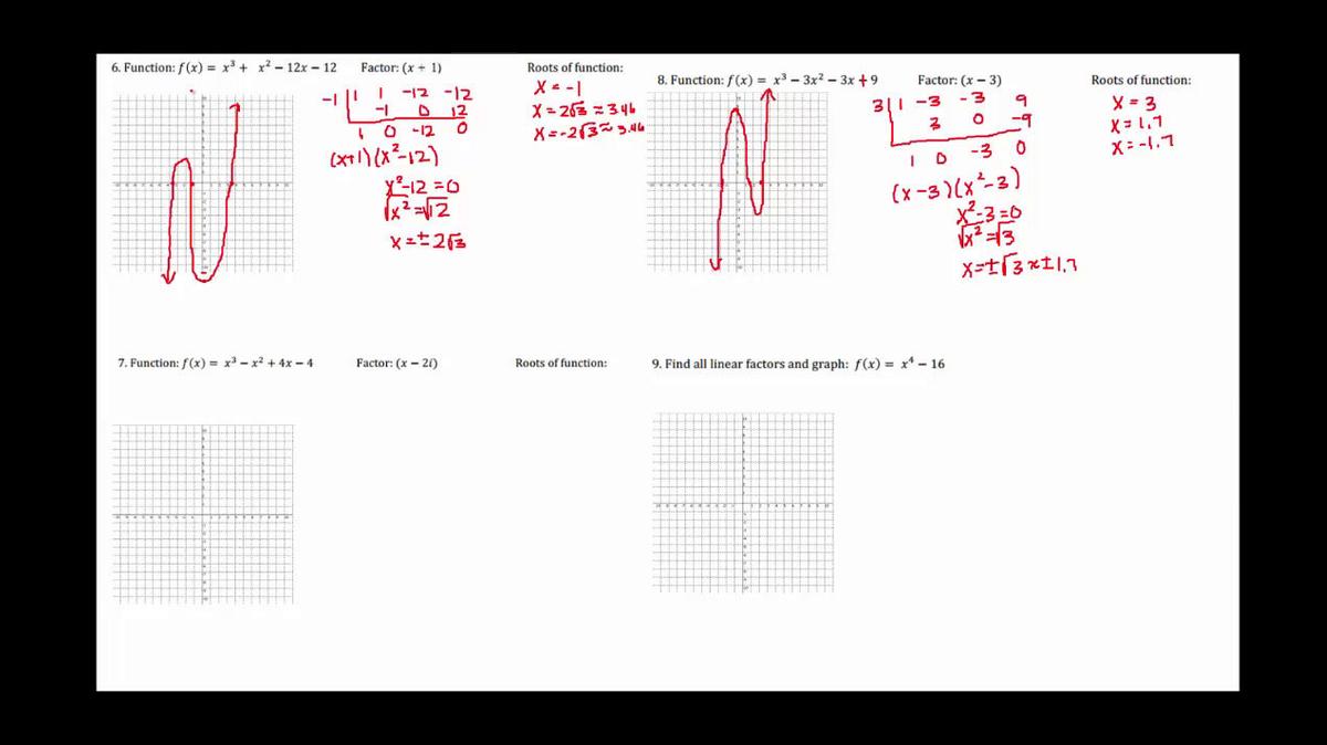 SM III 3.7 Finding Roots and Graphing Polynomials Part 2.mp4