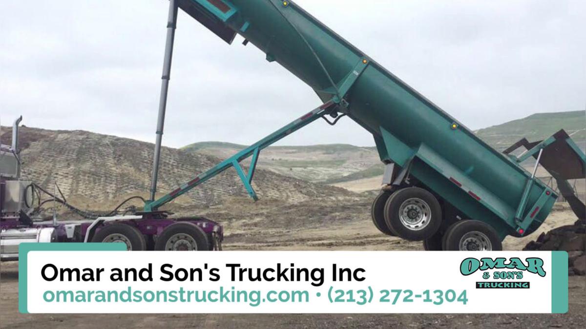 Trucking in Downey CA, Omar and Son's Trucking Inc