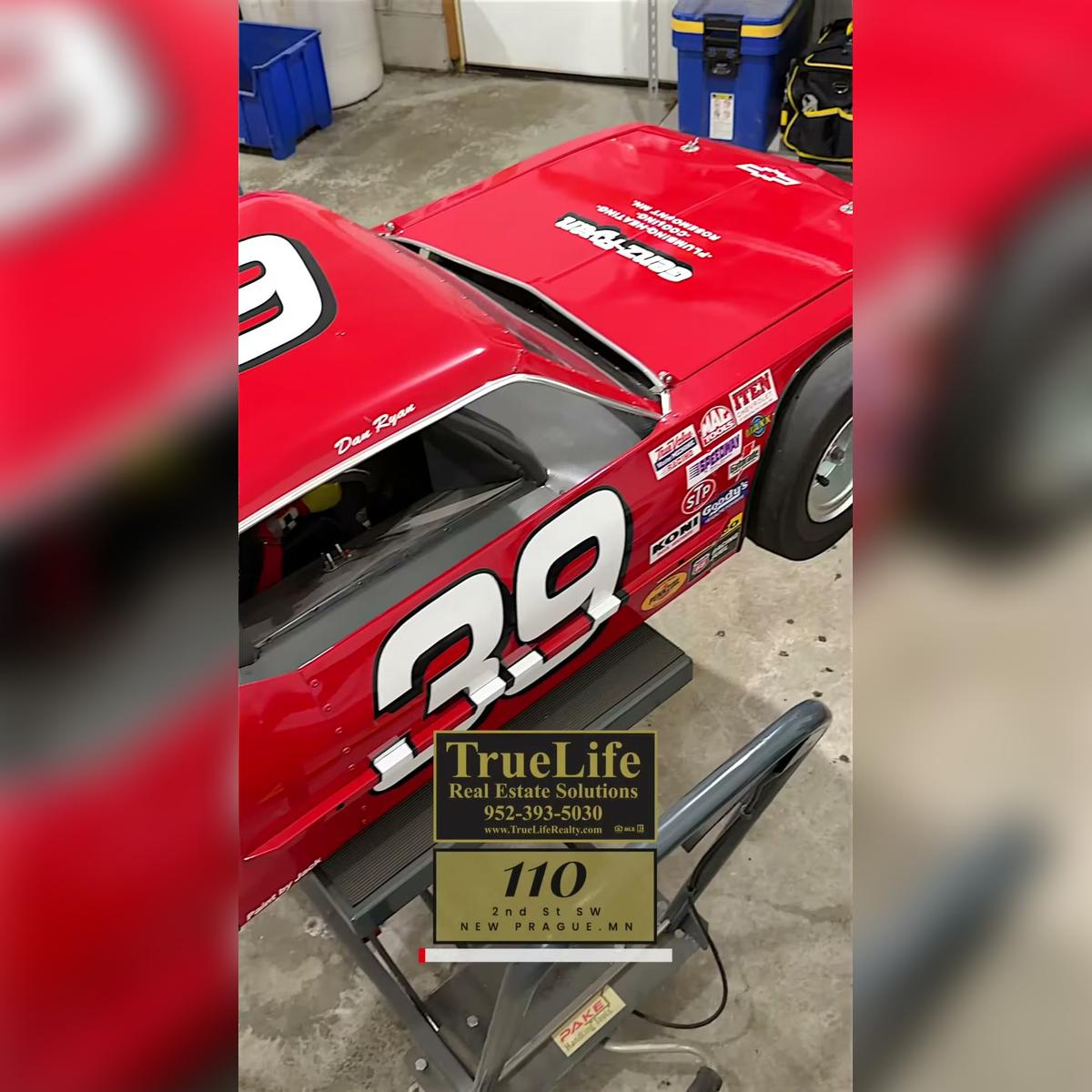 Heated Garage with Race Car Hoist #realestate #realtor #forsale