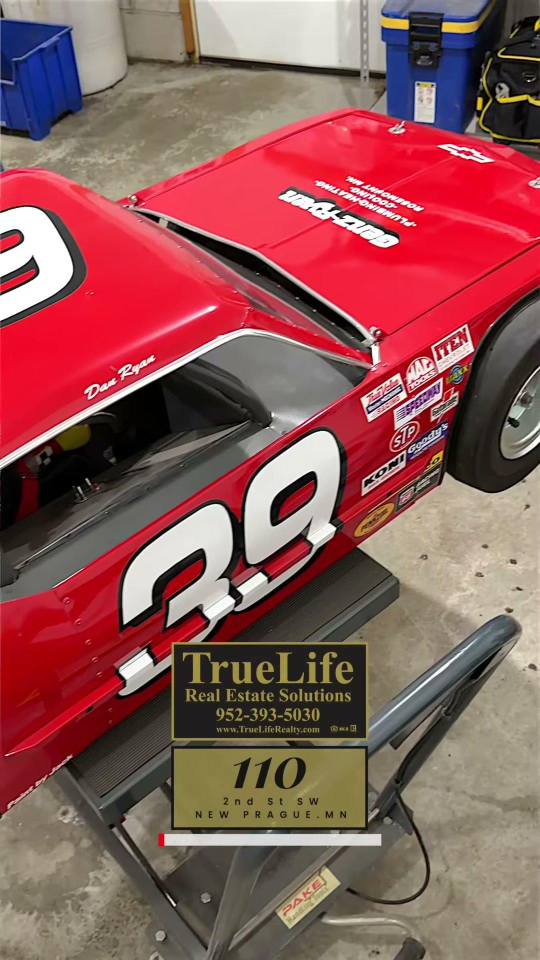 Heated Garage with Race Car Hoist #realestate #realtor #forsale
