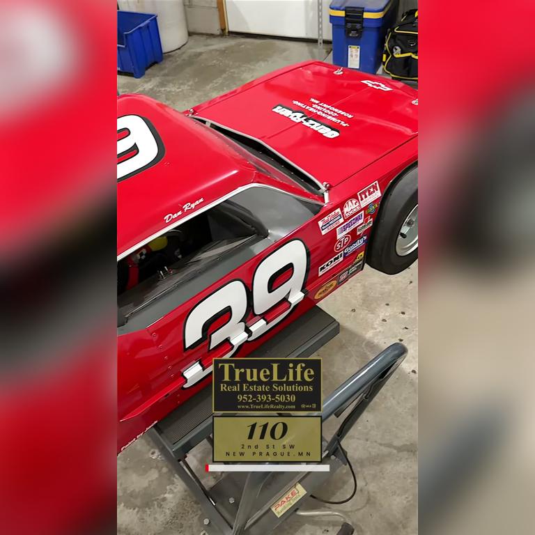 Heated Garage with Race Car Hoist #realestate #realtor #forsale