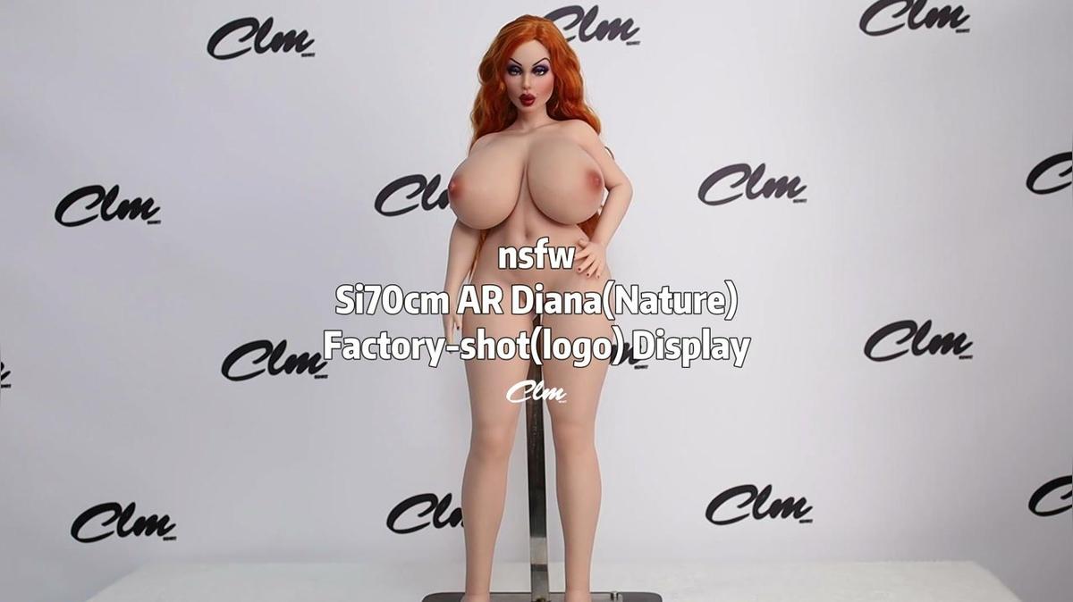BBW Mini Silicone Sex Doll Vampire Queen Diana CLM Poseable