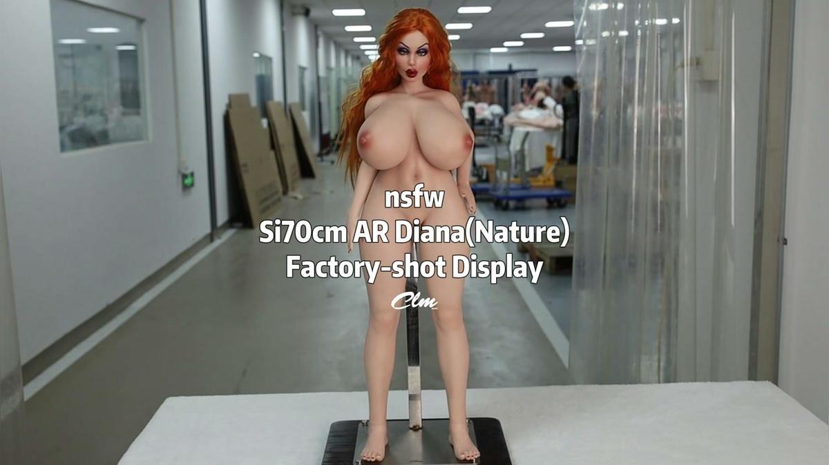 BBW Mini Silicone Sex Doll Vampire Queen Diana CLM Poseable