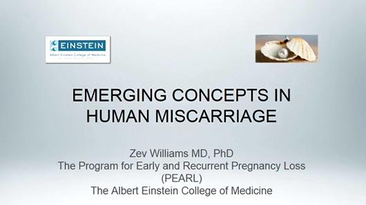 Emerging Concepts in Human Miscarriage