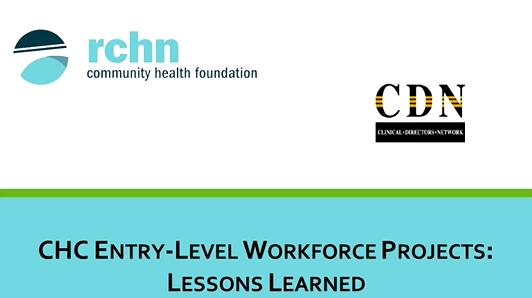 (Copy) CHC Entry-Level Workforce Projects: Lessons Learned