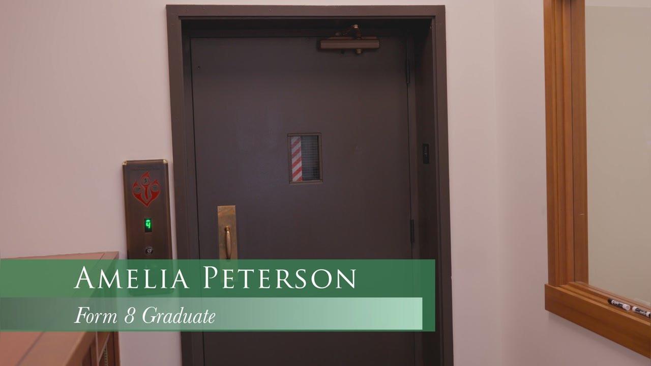 11 - Amelia Peterson - F8 Graduate