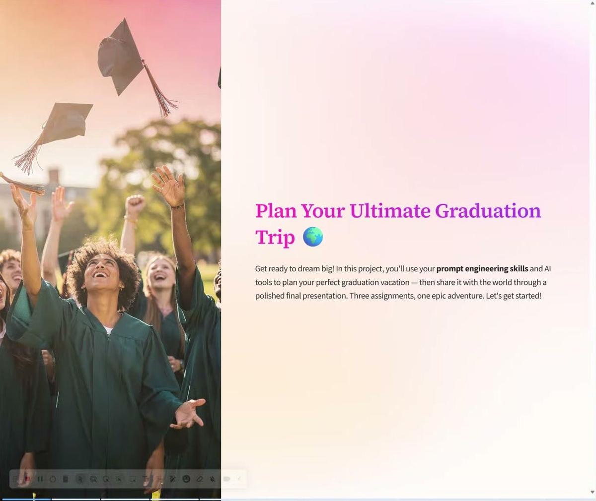 Graduation Getaway Project Overview