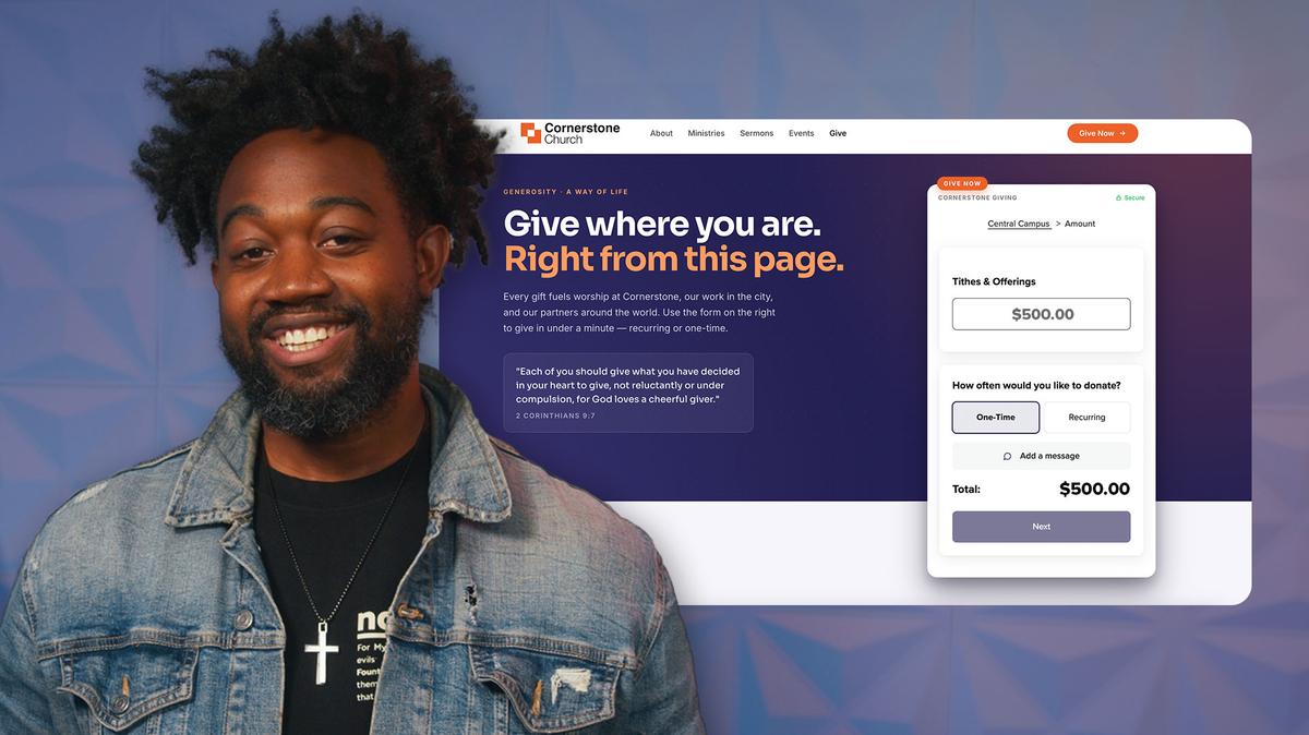 How to Embed Giving on Your Church's Website | SecureGive