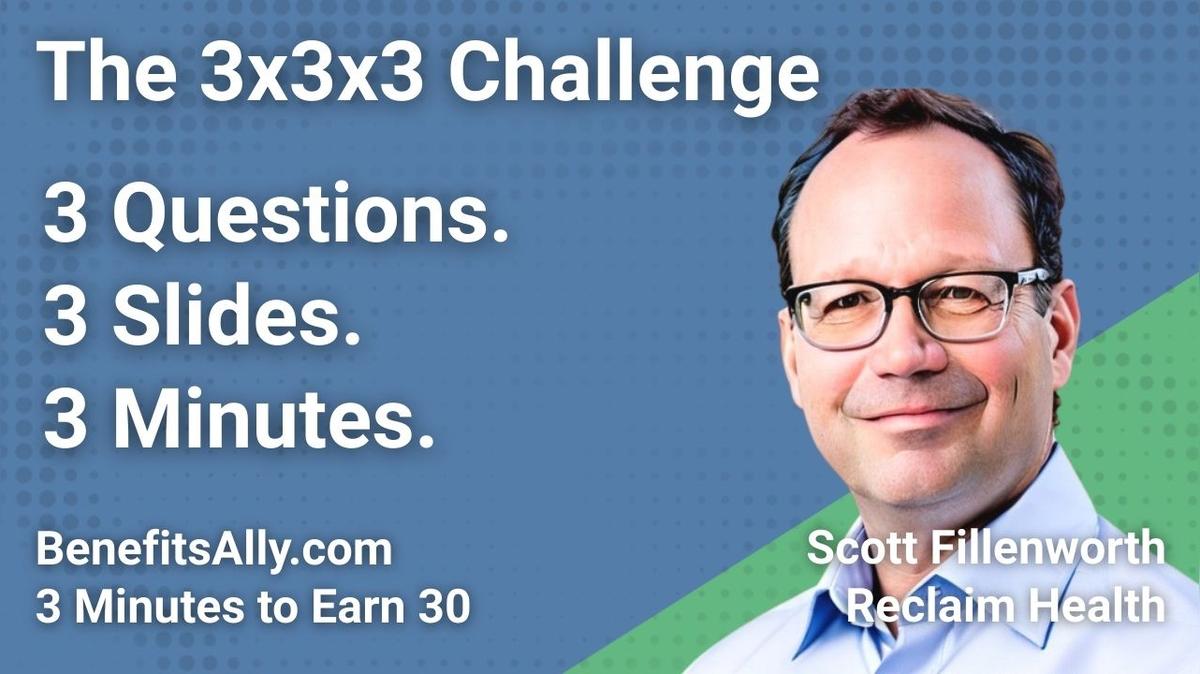 Reclaim Health - 3x3x3 Challenge With Scott Fillenworth