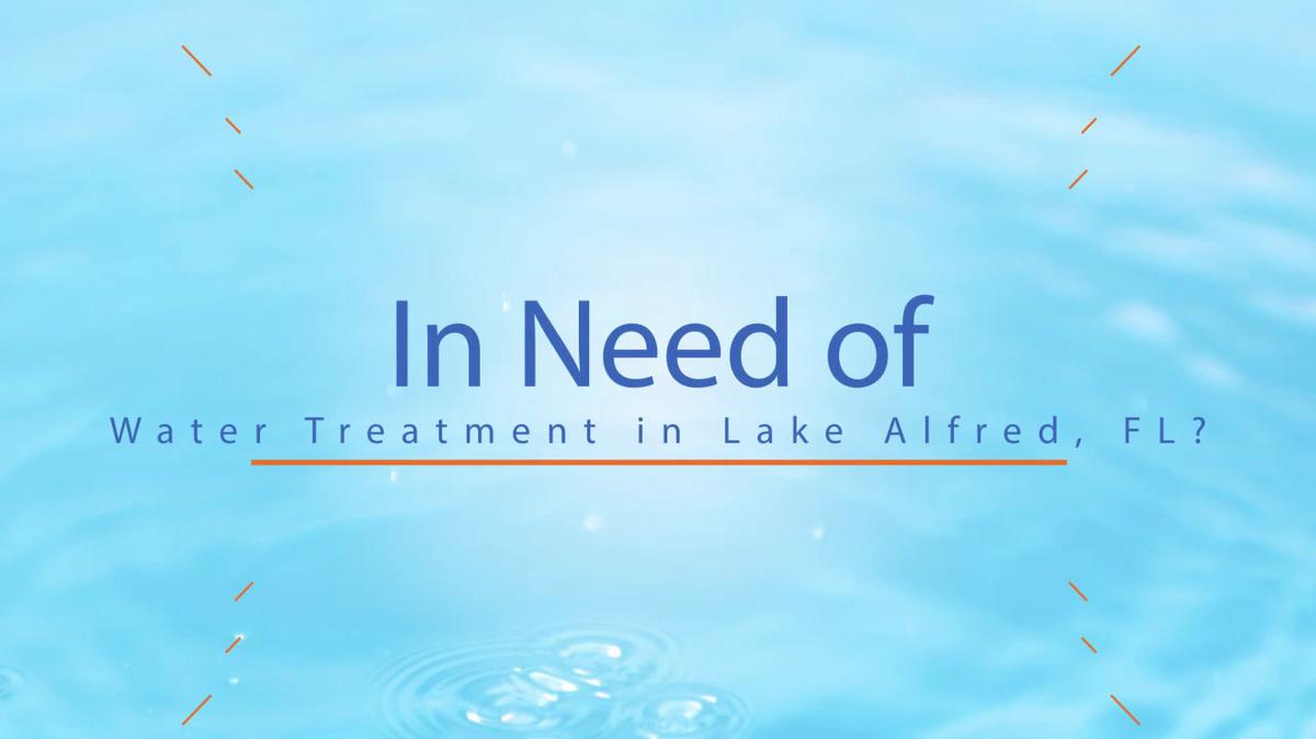 Water Treatment in Lake Alfred FL, Watertech Inc
