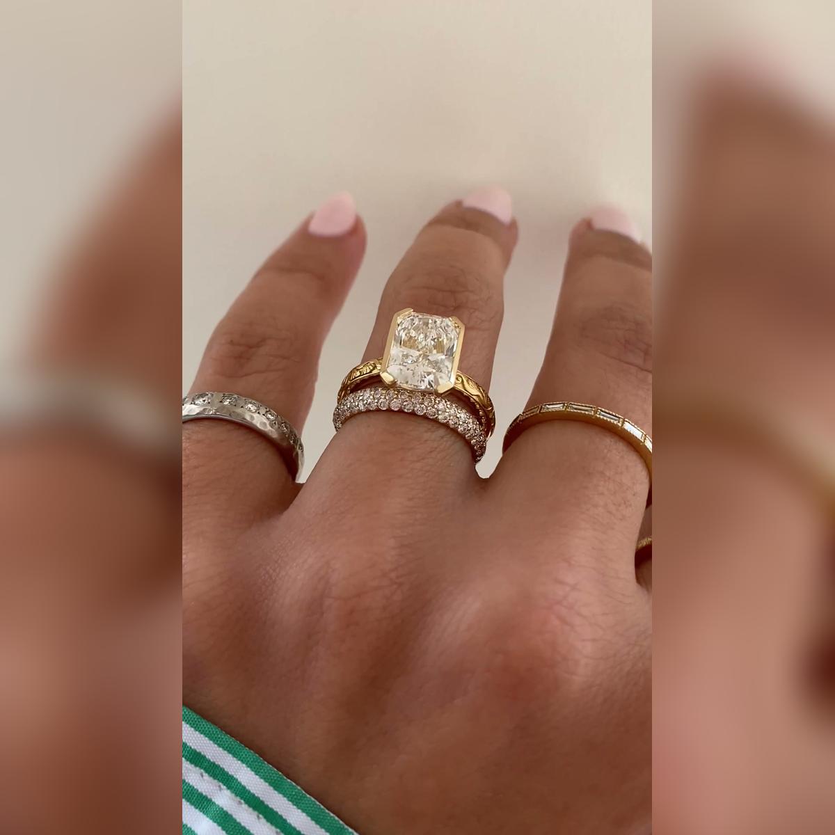 Marielle Radiant Wedding Band Pairings