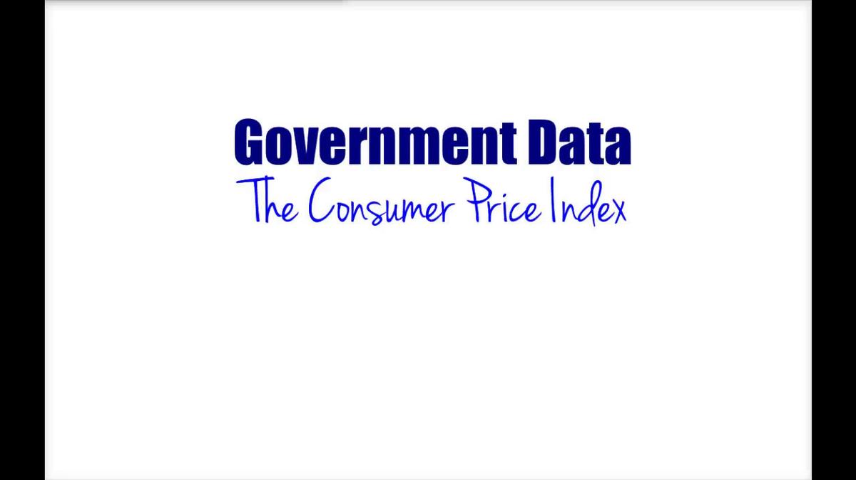 Intro Stats - Government Data CPI