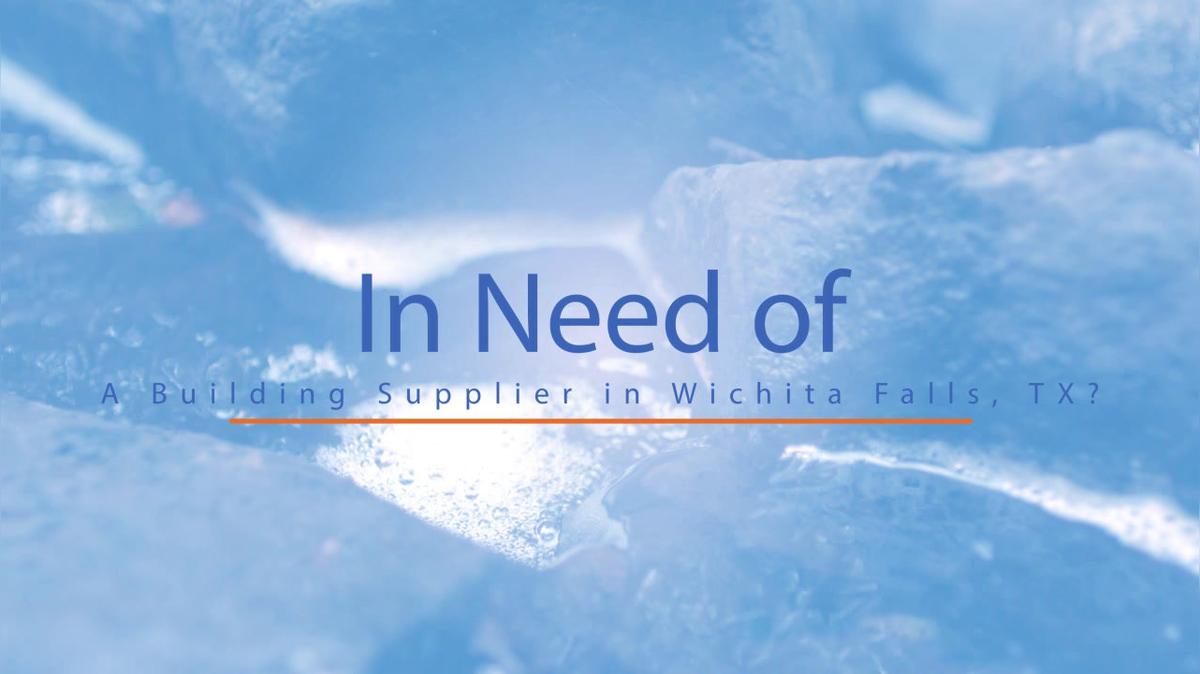 Building Supplier in Wichita Falls TX, Pitts Sand & Gravel Stone Yard