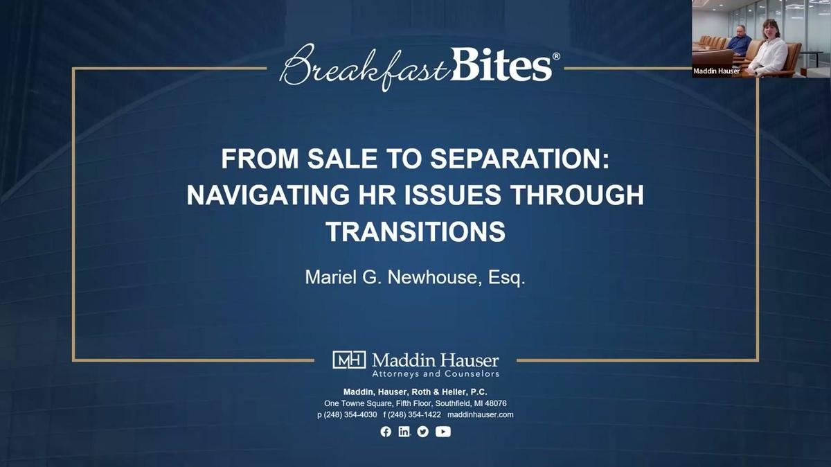 Breakfast Bites: From Sale to Separation - April 21, 2026
