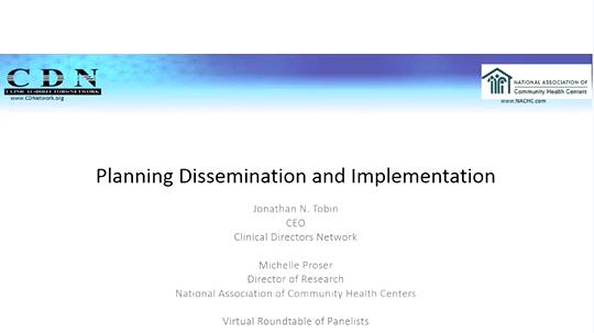 Session 12: Planning Dissemination & Implementation