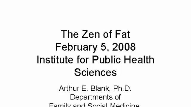 The Zen of Fat: Socio-ecological and other behavioral frameworks to address obesity research