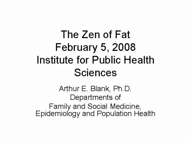 The Zen of Fat: Socio-ecological and other behavioral frameworks to address obesity research