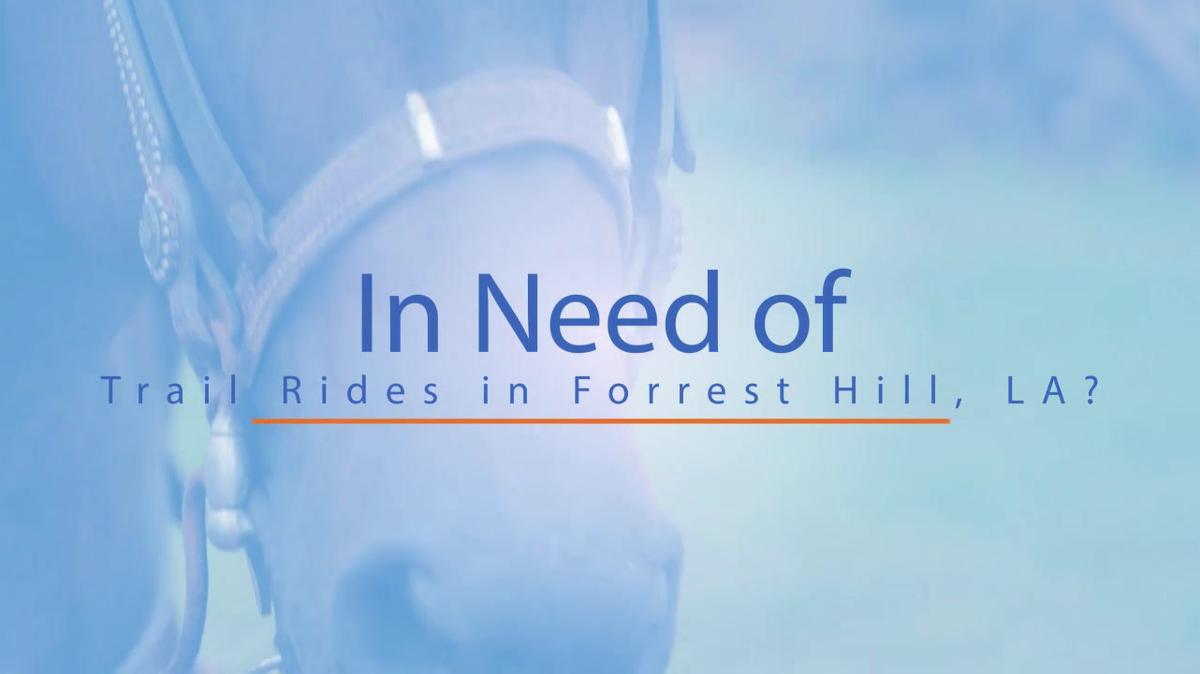 Trail Rides in Forrest Hill LA, Hayes E Daze Ranch
