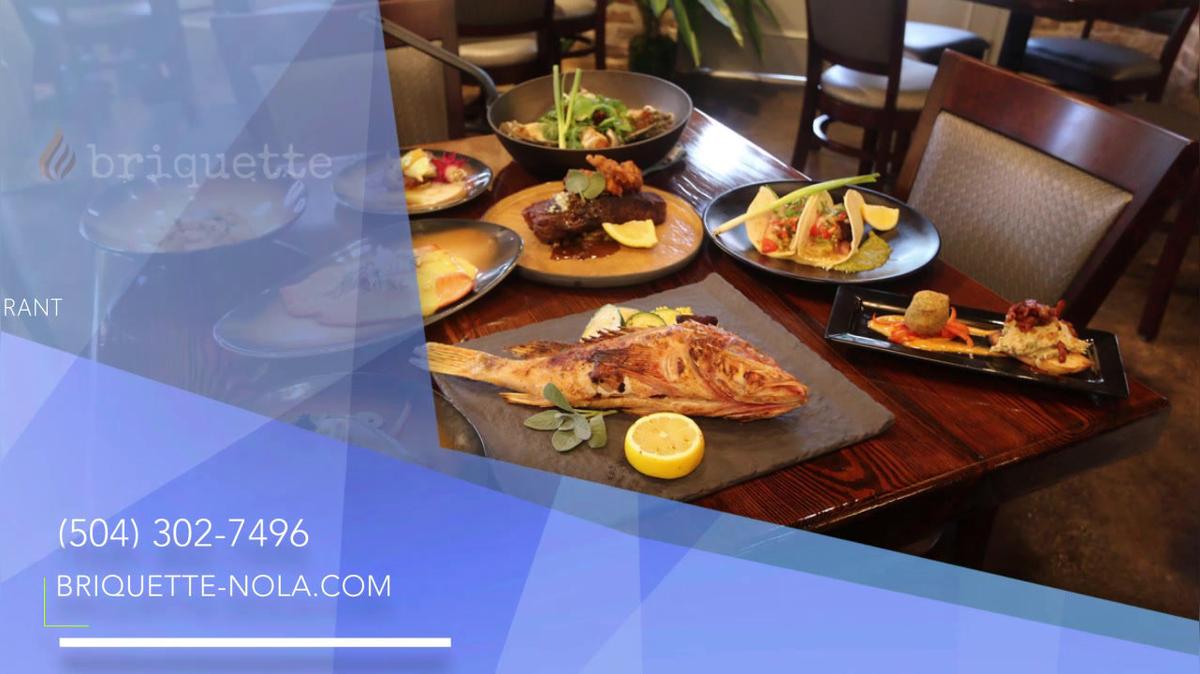 Seafood Restaurant in New Orleans LA, Briquette